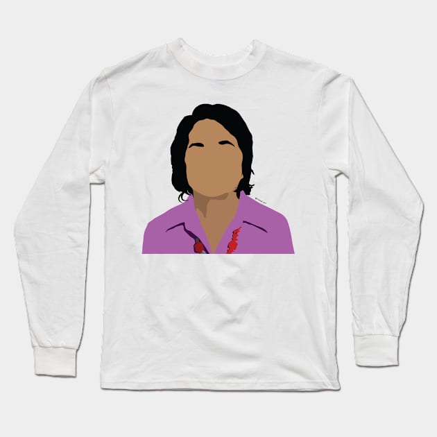 Dolores Huerta Long Sleeve T-Shirt by itsaulart